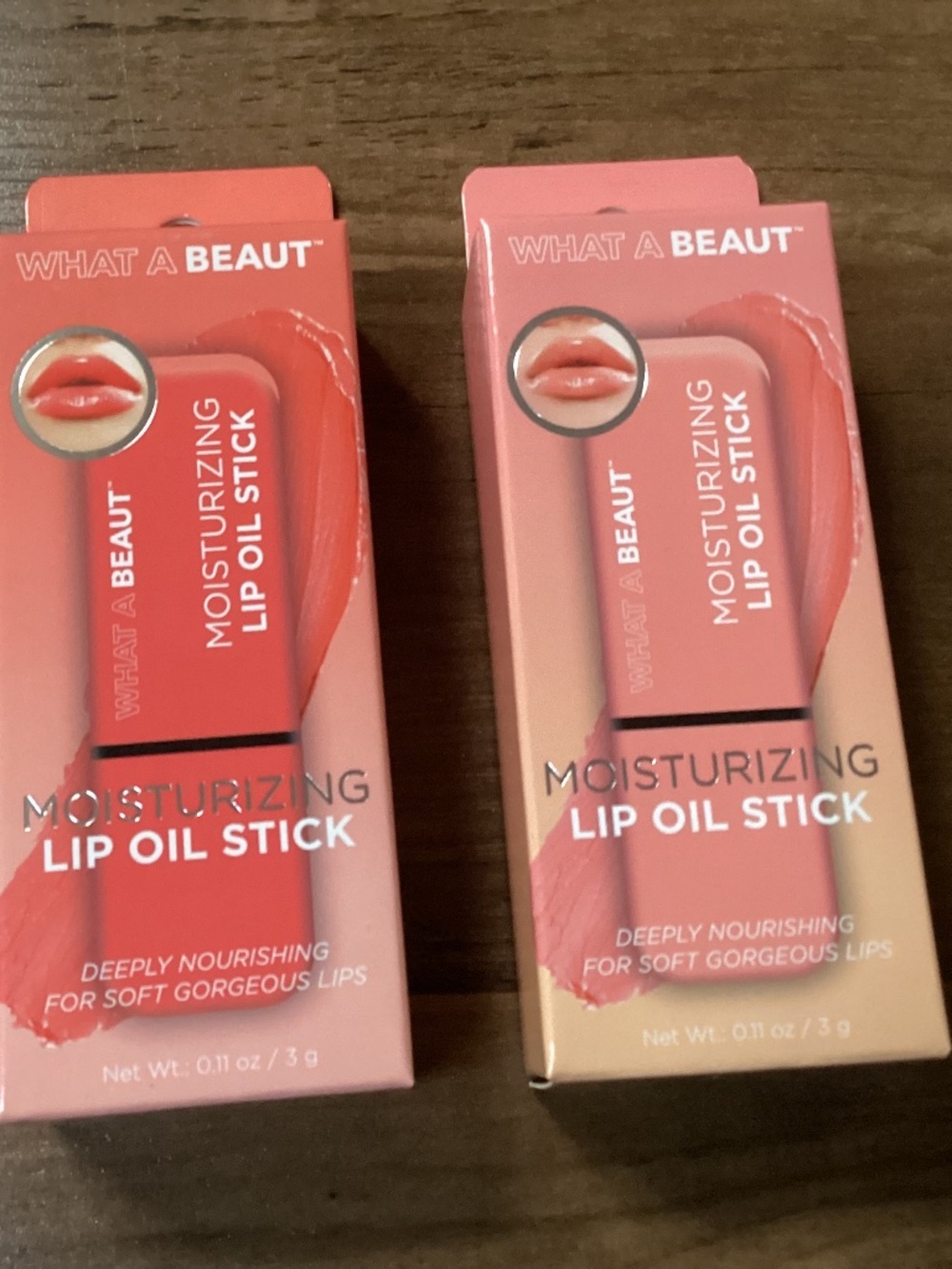 What a BEAUT Moisturizing LIP Oil Stick Deeply Nourishing Bundle 2-pack